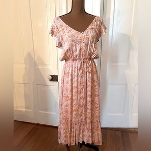 Lucky Brand spring floral maxi dress